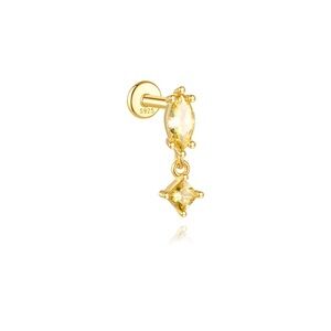 Elegant Gold Drop cartilage Earring